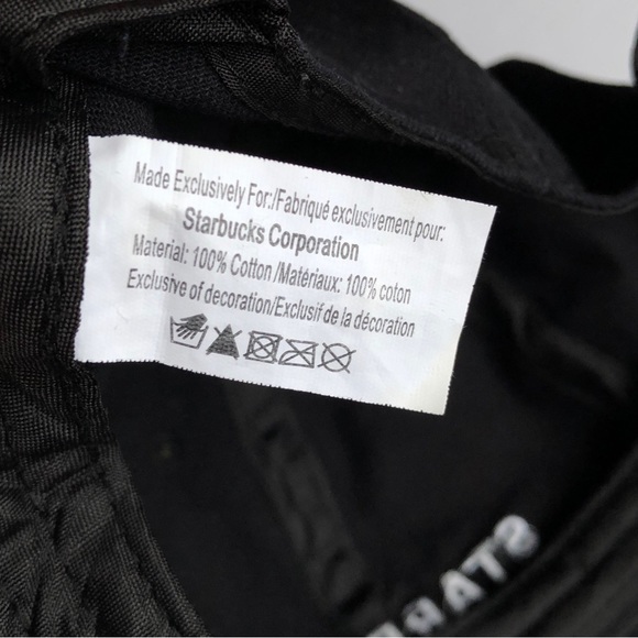 STARBUCKS Coffee Cap Hat Black UNISEX Men’s - Picture 3 of 13
